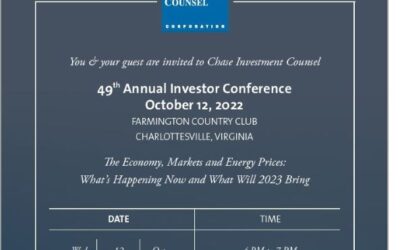 Replay: Chase Investment Counsel 49th Annual Investor Conference
